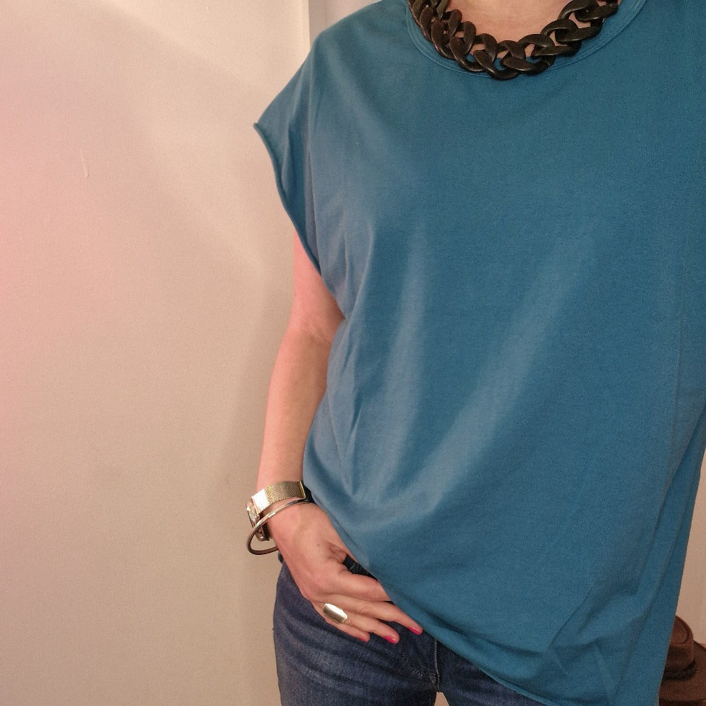 Tee-shirt Bleu