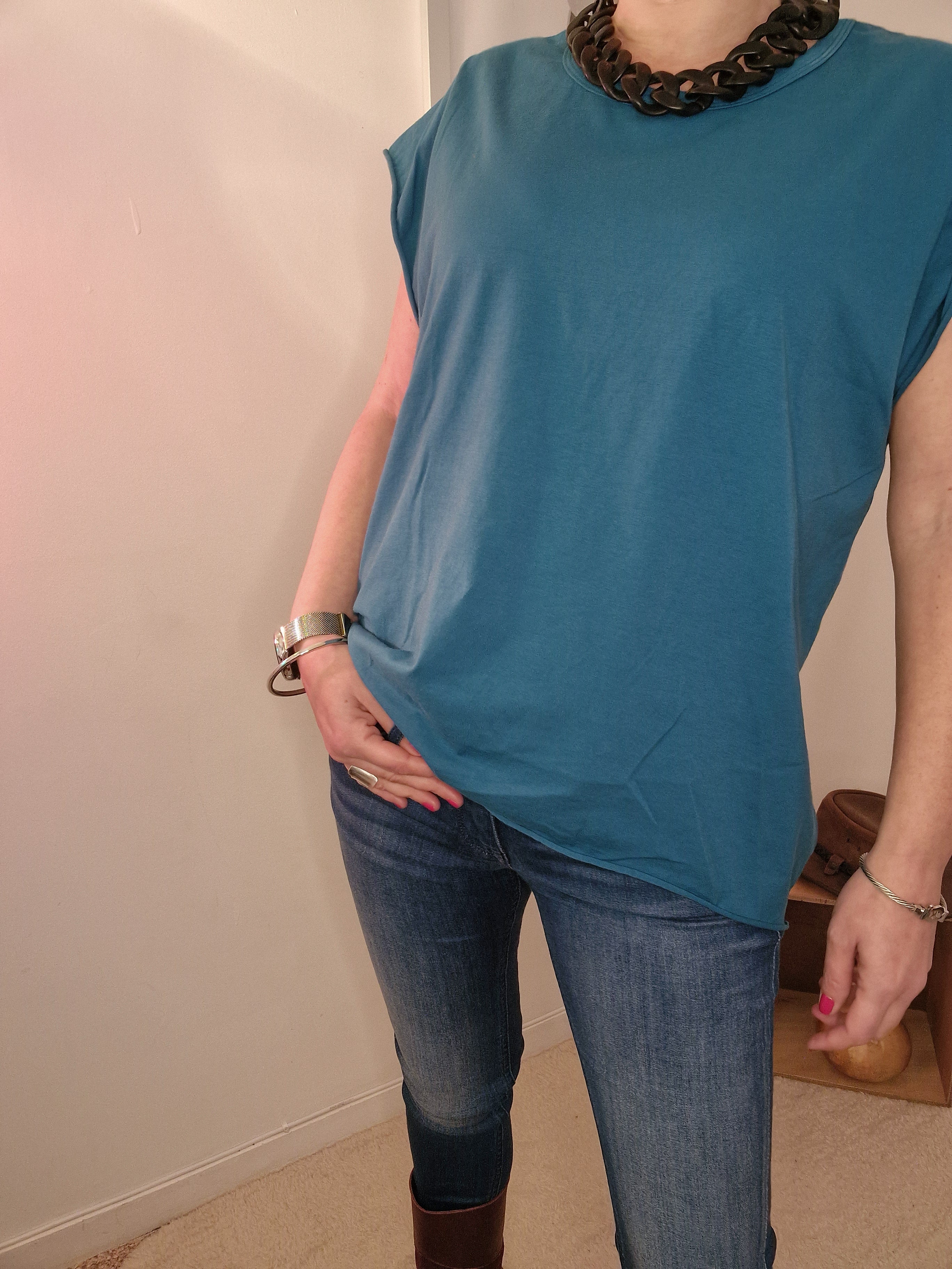 Tee-shirt Bleu