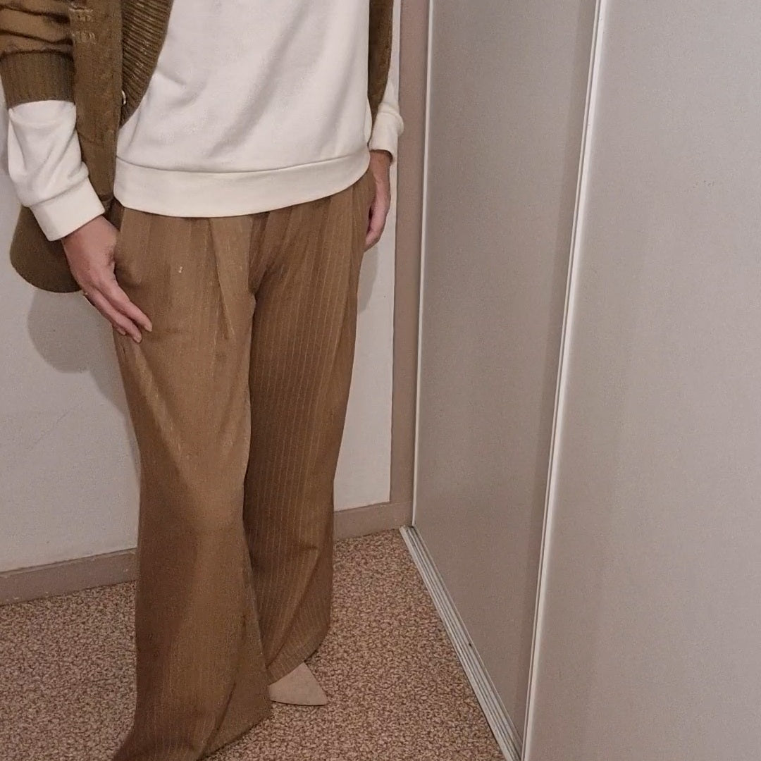 Ensemble costume rayé