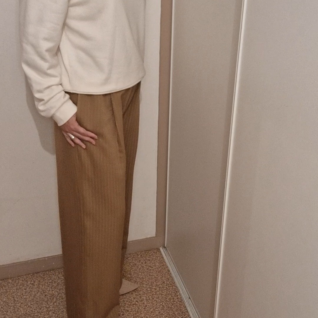 Ensemble costume rayé